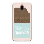 Funda Me gustas más que el chocolate para Samsung J7 2017