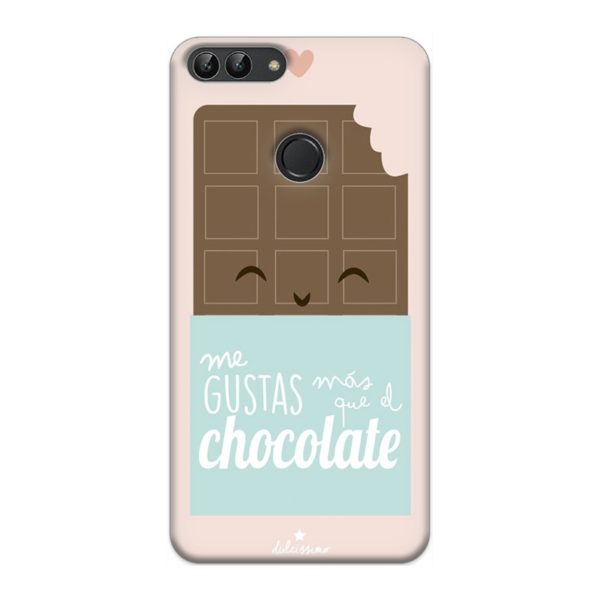 Funda Me gustas más que el chocolate para Huawei Y5/Y6 2017